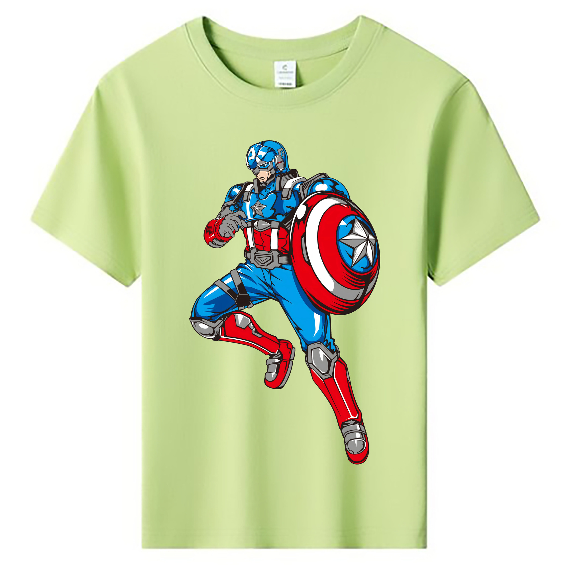 （画像用） アベンジャーズ The Avengers 綿100％キッズTシャツ（フロントプリント）